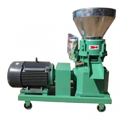 Flat diameter poultry feed pellet machine pellet mill for 1T