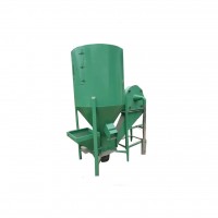 Vertical feed mill and mixer chicken feed pellet making machine